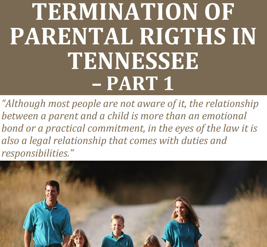 Affidavit of Voluntary Relinquishment of Parental Rights Form Tennessee